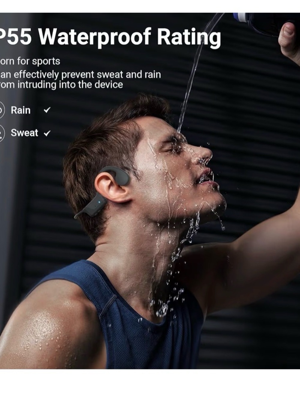 Bone Conduction Headphones - Black - Picture 6 of 7
